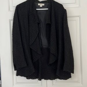 Coldwater Creek asymmetrical jacket, front higher than back.